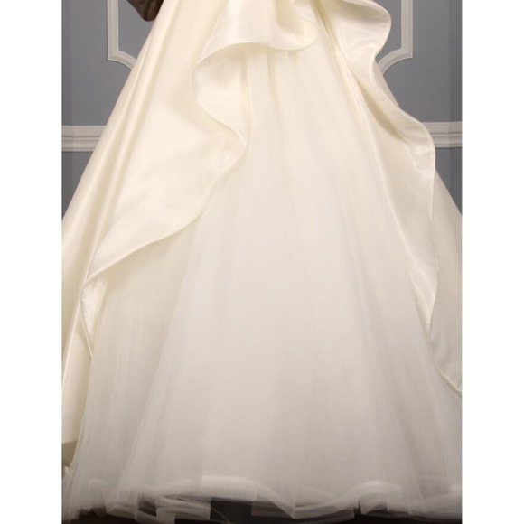 ISABELLE ARMSTRONG Jordyn Strapless Ballgown Wedding Dress Bridal Gown - Picture 3 of 12